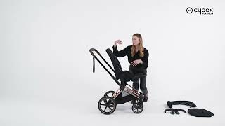 How to Remove the Seat Pack I PRIAM Stroller I CYBEX [upl. by Paco725]