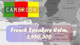 Top 10 French Speaking Countries [upl. by Eynobe]