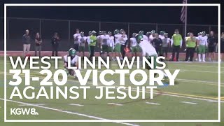 West Linn hands Jesuit its first loss of the season  Friday Night Football [upl. by Ahsier]