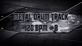 Modern Progressive Metal Drum Track 120 BPM HQHD  Preset 20 [upl. by Reffineg387]