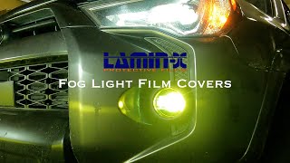 LaminX fog light film cover install on Toyota 4Runner  Discount in description [upl. by Arola]