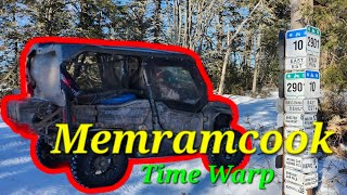 506SXS amp ATV  Memramcook New Brunswick Winter Timelapse UTV ATV SXS [upl. by Coleen412]