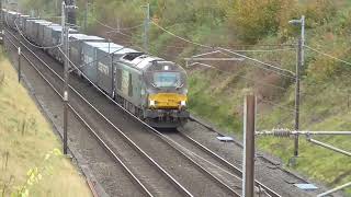 68004 4s44 Daventry  Coatbridge 18th October 2024 [upl. by Pauline]