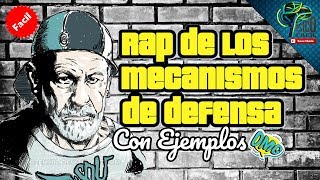 Rap de los Mecanismos de defensa Freud con ejemplos [upl. by Belinda]