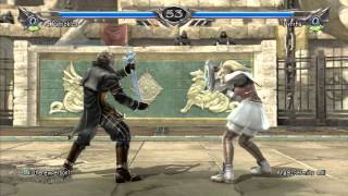 Alpha Patroklos vs Pyrrha AngelzSerenity Soul Calibur V Player Match [upl. by Ayin]