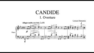 Leonard Bernstein  Candide overture  piano reduction MIDI [upl. by Millisent]