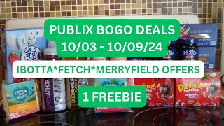 Publix Best BOGO Weekly DEALS 1003100924 FREE Cheese Easy Ibotta Fetch and Merryfield offers [upl. by Peters272]