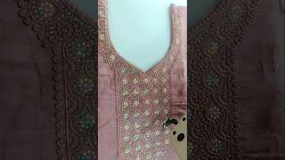 How to attach Lining to Readymade Neck churidar sewing churidar ytshorts [upl. by Duck428]