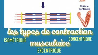 les différents types de contraction musculaire التحضير لمباراة التعليم التربية البدنية [upl. by Saber860]