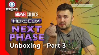 Marvel Studios Next Phase Heroclix Unboxing Part 3  Heroclix USA [upl. by Will]