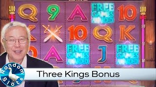 Three Kings Slot Machine Bonus [upl. by Oneida14]