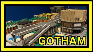 BUILDING GOTHAM CITY IN LEGO  The Raised Roads [upl. by Vera371]