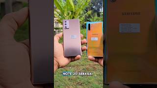 Beberapa alasan memilih galaxy note 20 dibanding note 10 [upl. by Rramo]