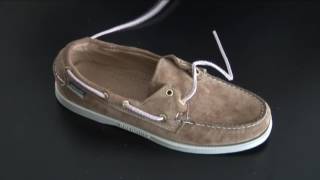 Comment remplacer les lacets cuir sur chaussure bateau [upl. by Chilt]