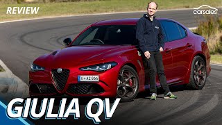 2024 Alfa Romeo Giulia Quadrifoglio Review  Raucous sports sedan is ageing like a fine Italian wine [upl. by Baalbeer]