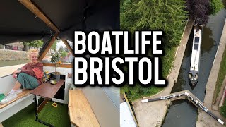 Taking our NARROWBOAT Into BRISTOLs Historic Floating Harbour [upl. by Godwin658]