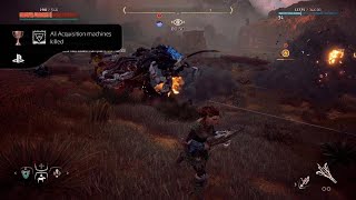 Horizon Zero Dawn All Acquisition machines killed [upl. by Gnilhsa]