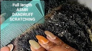 ASMR DANDRUFF SCRATCHING  1 Hour ish [upl. by Gnivri]