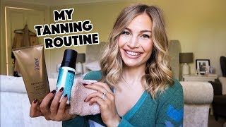 My Tanning Routine  Self TanSunless Tan [upl. by Ennaer]