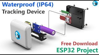 ESP32 GPS Tracking Device  Vehicle Tracking System  Enclosure design [upl. by Nidla]