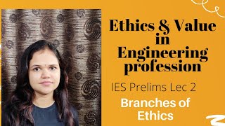 branchofethics normativeethics meta Lec2 ll Branches of Ethics by surabhi singh ll IES and IRMS [upl. by Ardnalak864]