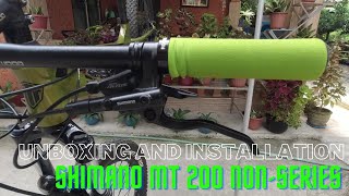 SHIMANO MT200 NONSERIES HYDRAULIC BRAKES Unboxing and Installation [upl. by Ihtak]