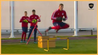 Olympiacos FC  Goalkeeper Training [upl. by Yelraf]