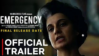 EMERGENCY MOVIE  Official Trailer  Kangana Ranaut  Emergency Trailer  Emergency First Look [upl. by Judus]