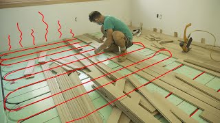 Plug and Play Radiant Floor Heating System  BEST ON THE MARKET [upl. by Nylekoorb]