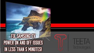 Easily Fix Samsung TV Screen Flashing On and Off [upl. by Enilrac449]