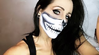 Halloween Make Up Fashion Skull [upl. by Kape389]