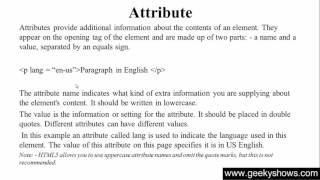 3 Attributes in HTML Hindi [upl. by Shanon]