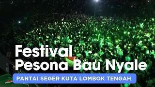 Penonton Bau Nyale ikut Reggae Rembaq di Pantai Seger [upl. by Ttnerb759]