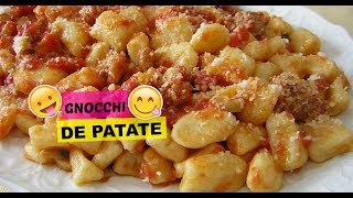 RECEITA NHOQUE DE BATATA FACIL E ORIGINAL GNOCCHI DI PATATE FACILE [upl. by Einwat]