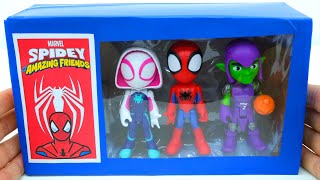 SpiderMan Toy Collection Unboxing  Spidey and His Amazing Friends Review [upl. by Eenobe579]