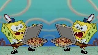 Spongebob trying to get pizza from spongebob [upl. by Hoenack]