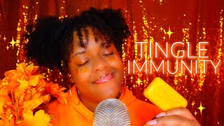 ASMR 🧡✨Relaxing Triggers to Help Cure Your Tingle Immunity🍊🍑✨  A Bit Chaotic amp Tingly 😁 [upl. by Ardyth]