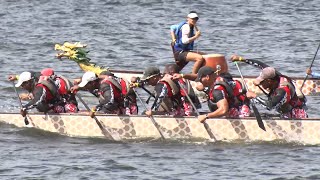 Aquaholics Schools Paddle To Victory At Dragon Boat Regatta [upl. by Eikcid83]