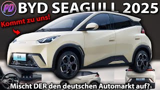 BYD SEAGULL 2025  In China unter 10000€ amp Den gibt es bald auch bei uns [upl. by Simah599]