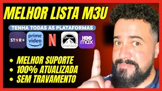 MELHOR LISTA M3ULISTA M3U GRATIS 2024LISTA M3U IPTVLISTAS IPTVLISTA M3U GRATISM3U IPTV [upl. by Aniretake]