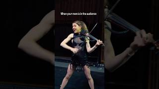 Lindsey Stirling  mum in the audience shorts violinist [upl. by Deb]