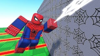 O FÁCIL E DIFÍCIL MAPA DO HOMEMARANHA  Roblox  Obby mas você é o Homem Aranha [upl. by Noffets363]