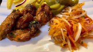 GUTEKAUTUBABA TW’INKOKOCOOKING SWEET CHICKEN WINGS [upl. by Serge]