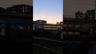 EXO and REM trains crossing the lachine canal on a warm evening [upl. by Butler]