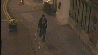 Alan Wood Murder CCTV footage of suspect in Stamford [upl. by Tammany]