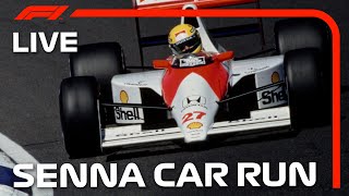 LIVE Sennas Iconic 1990 Championship Car Laps Interlagos amp Drivers Parade [upl. by Evannia680]