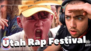 Mizkif Reacts To quotUtah Rap Festivalquot By Channel 5 with Andrew Callaghan [upl. by Ttenrag]