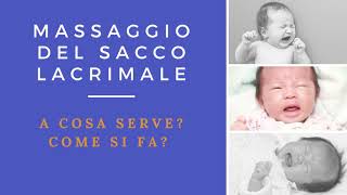 Massaggio del sacco lacrimale come fare [upl. by Doowrehs]