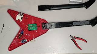 Guitar Hero Flying V Converted to Raspberry Pi [upl. by Evers127]