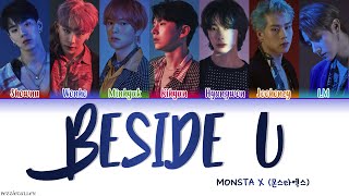 MONSTA X 몬스타엑스  BESIDE U Color Coded Lyrics [upl. by Beverley]